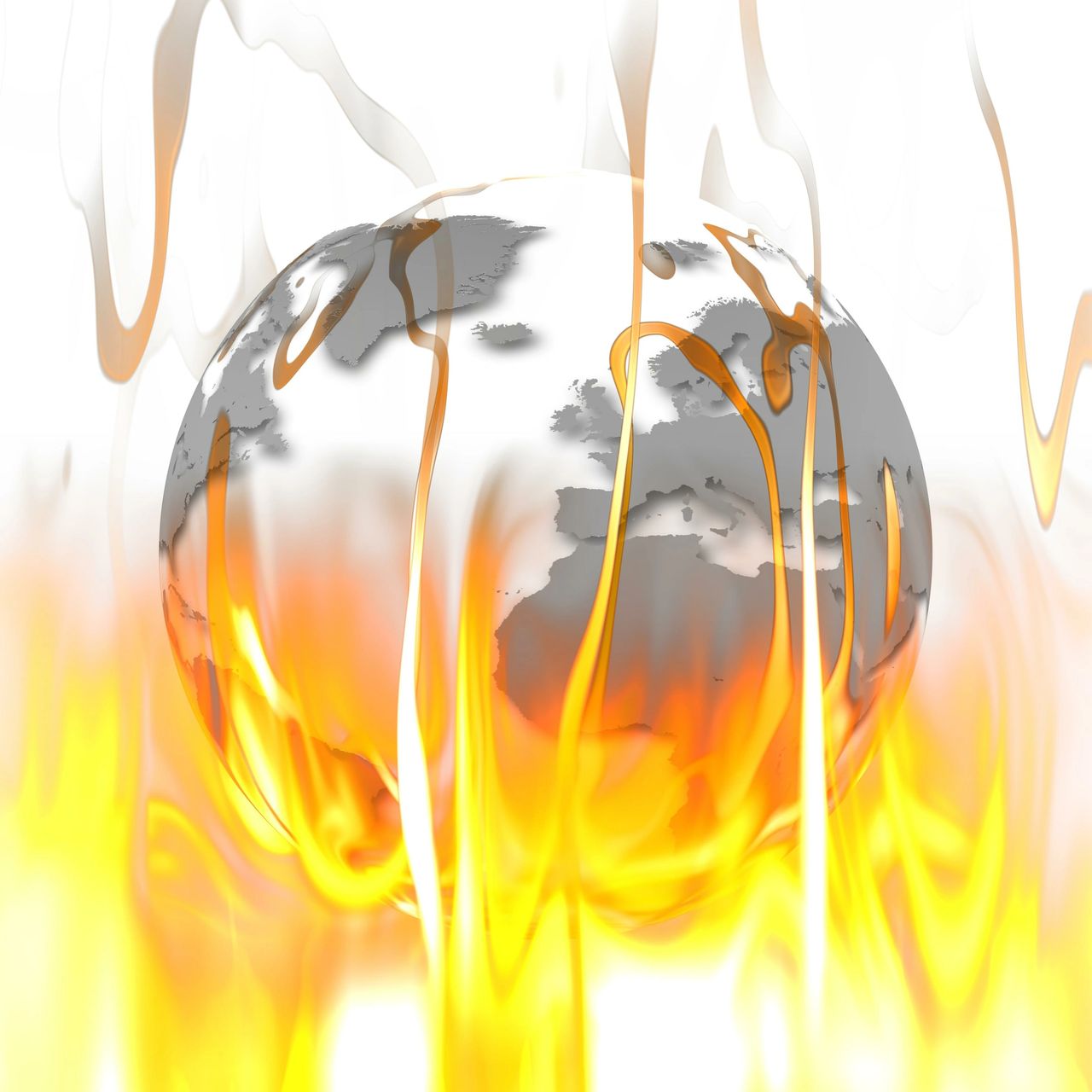 DRIPSPIRE burning globe — the power of sweat