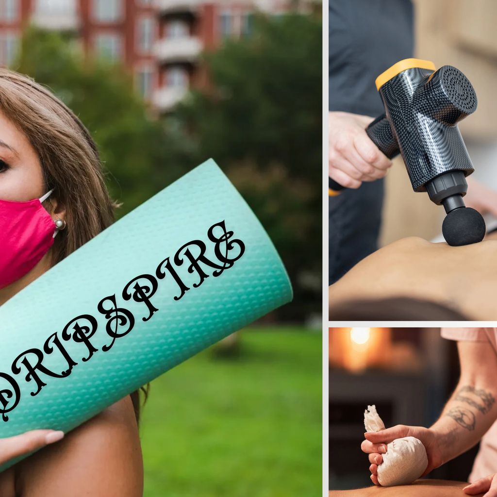 DRIPSPIRE gear — tee, mat & recovery